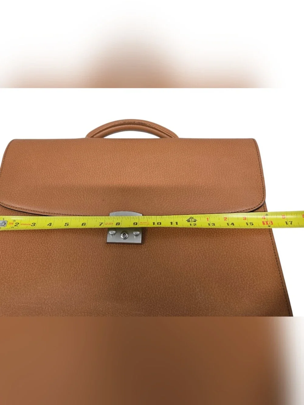 Lancel Made In ITALY Leather  Briefcase Excellent